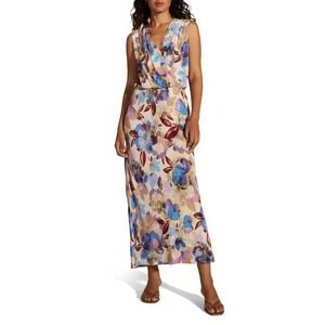 Favorite Daughter The Nita Floral Sleeveless Maxi Dress V-Neck Large